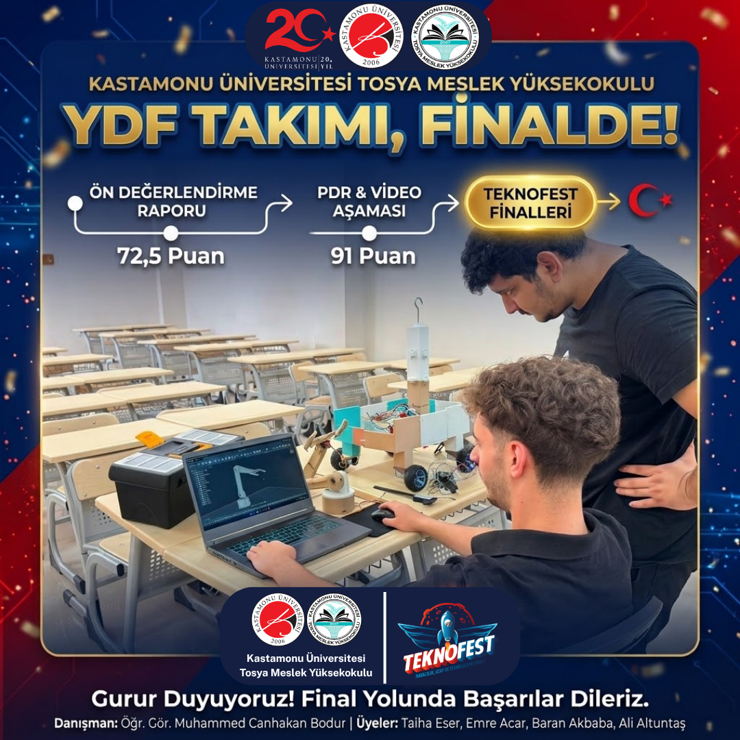 YDF Takımı TEKNOFEST 2026 RoboLig Yarışması’nda Finale Yükseldi!